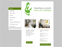 Tablet Screenshot of podologie-lutsch.com